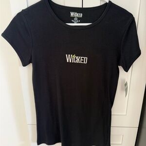 Women’s Wicked embroidered black T-Shirt. NWT size small.